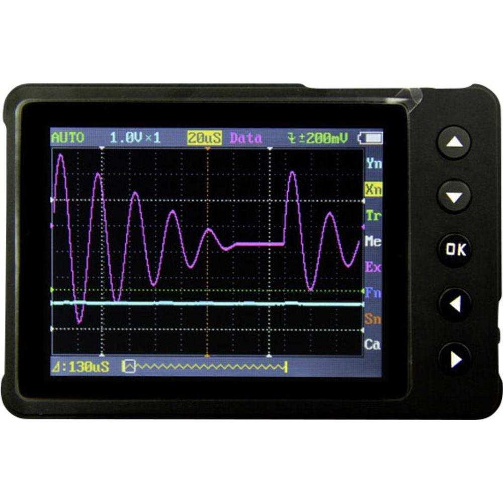 Ruční digitální osciloskop Studio Nano V3 Rozsah dodávky - Digitální osciloskop - Měřicí vodič - Pouzdro k uskladnění - Kovový stojánek - Šroubovák - Návod k obsluze Instalace Osciloskop nainstalujte