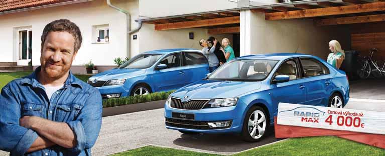 DS 13-12 STRANA - 03 ŠKODA Rapid MAX Akčný model s cenovou výhodou až 4 000 Váš autorizovaný predajca vozidiel ŠKODA: IMPA Šamorín, s.r.o. Bratislavská cesta 75 Šamorín Call centrum: 0800 10 20 10 E-mail: info@impa.