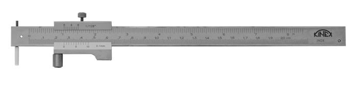 mm 300 mm 40 Posuvné měřítko rýsovcí s výměnným hrotem, šroubovcí nonius Posuvné merdlo rysovcie s výmenným hrotom, skrutkovcí nonius Suwmirk trsersk
