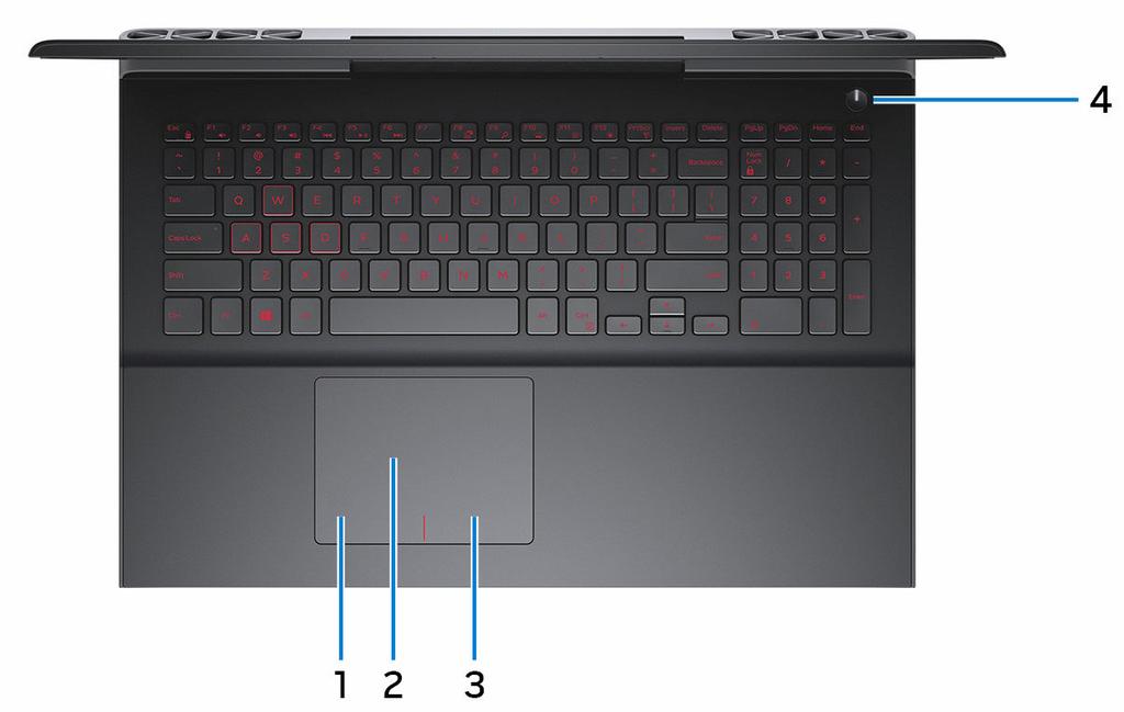 4 Port HDMI POZNÁMKA: Niektoré zariadenia USB sa nemôžu nabíjať, keď je počítač vypnutý alebo je v režime spánku. V takýchto prípadoch zapnite počítač kvôli nabíjaniu zariadenia.