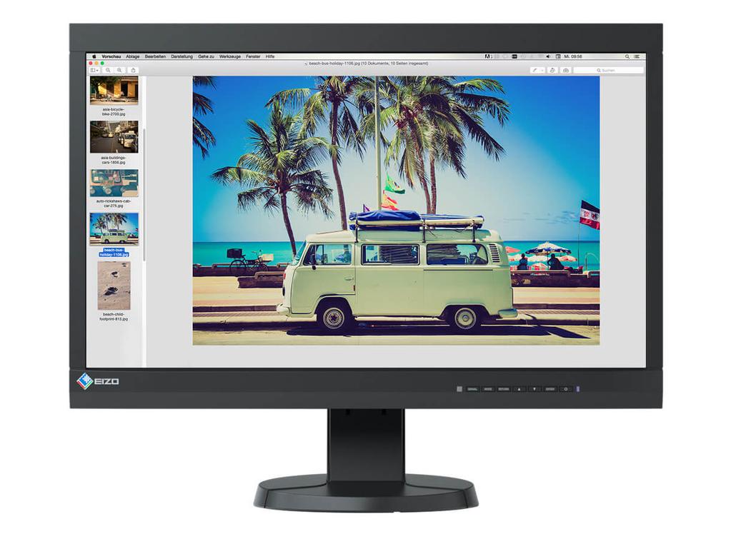 CS230B-BK Vaše výhody 23 LCD monitoru řady ColorEdge společnosti EIZO neujde ani ta nejmenší nuance barev.