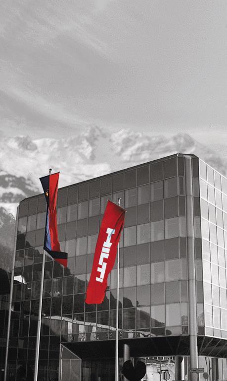 Hilti celosvětová působnost Jedna z vůdčích společností poskytující produkty, systémová řešení a služby stavebním profesionálům Založena 1941 v Schaanu, Lichtenštějnském knížectví Působí ve více než