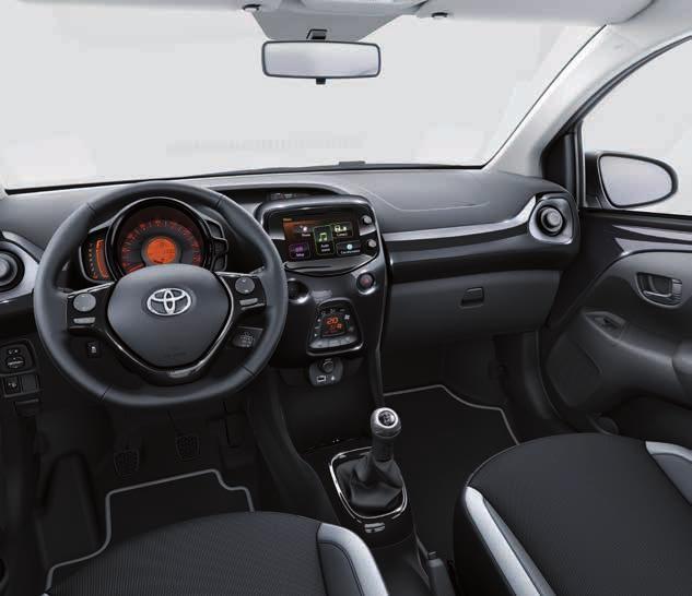 x-clusiv Cenník ŠPECIÁLNA EDÍCIA Výbava Motor Výkon Prevodovka Cena 5 dverový hatchback x-clusiv 1,0 VVT-i 51 kw 5 M/T 10 790 1,0 VVT-i 51 kw x-shift 11 590 x-clusiv Prvky výbavy navyše k výbave
