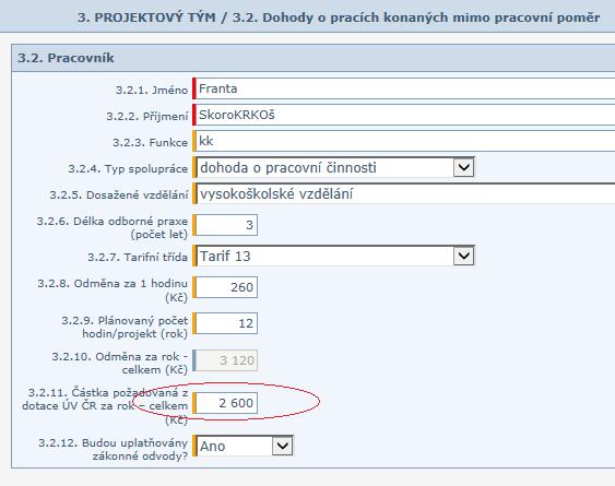 Lektorné Lektora a lektorné (DPP/DPČ s limity dle nařízení vlády 341/2017 Sb.