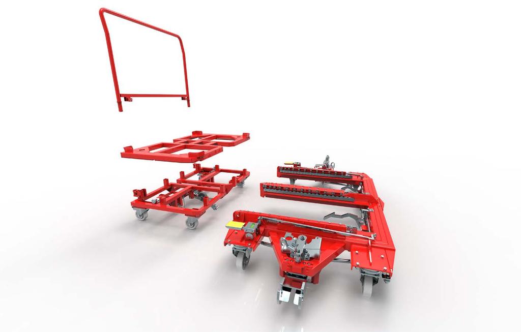 VÝHODY E-LINER E-LINER ADVANTAGES MAXIMÁLNÍ FUNKČNOST MAXIMUM FUNCTIONALITY Odnímatelné madlo Detachable handle Umožňuje oboustrannou nákladku a výkladku vozíků Je to zvláště užitečné při použití