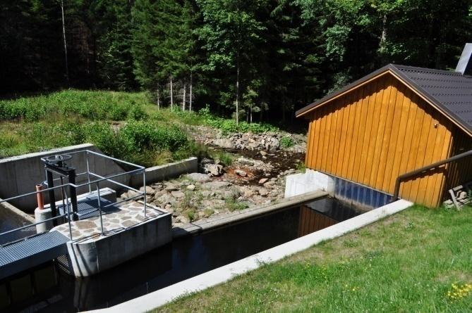 Původní jímací zařízení na Úhlavě bylo obnoveno a modernizováno