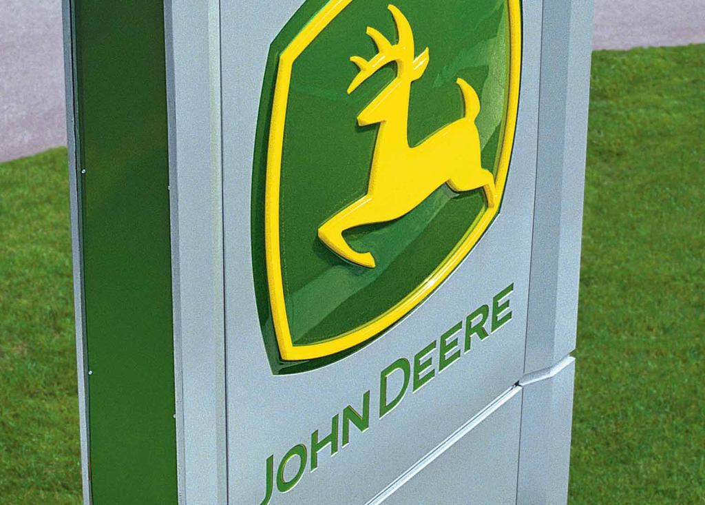 Když si kupujete stroj John Deere, celá společnost ručí za to, že dostáváte to nejlepší.