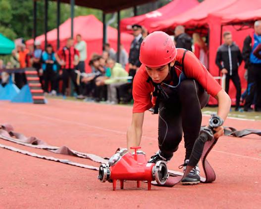 Na sportovní hasičské dráze v Pískové Lhotě byly