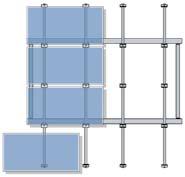 120 kg umístění 4 x 5 modulů Anordnung 4 x 5 Module nosný rám pro uchycení 20 modulů FS Tragrahmen für die Aufnahme von 20 FSModulen 1 sada 1 Set montážní sada s příčnými, podélnými nosníky a nosníky
