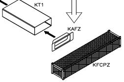 kus mezi KFCPZ a potrubím obdél.