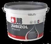 JUBIZOL Unigrund balení 2 kg Novinky 2018 Univerzální základní nátěr pod dekorativní omítky nově v balení 2 kg. Vydatnost balení je 10 až 16 m 2. Tónování v systému JUMIX.