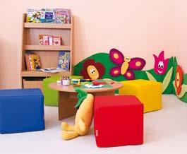 Pohyb Taburetky Čtverec SOFT 15 cm 25 cm 30 cm 35 cm Jsou