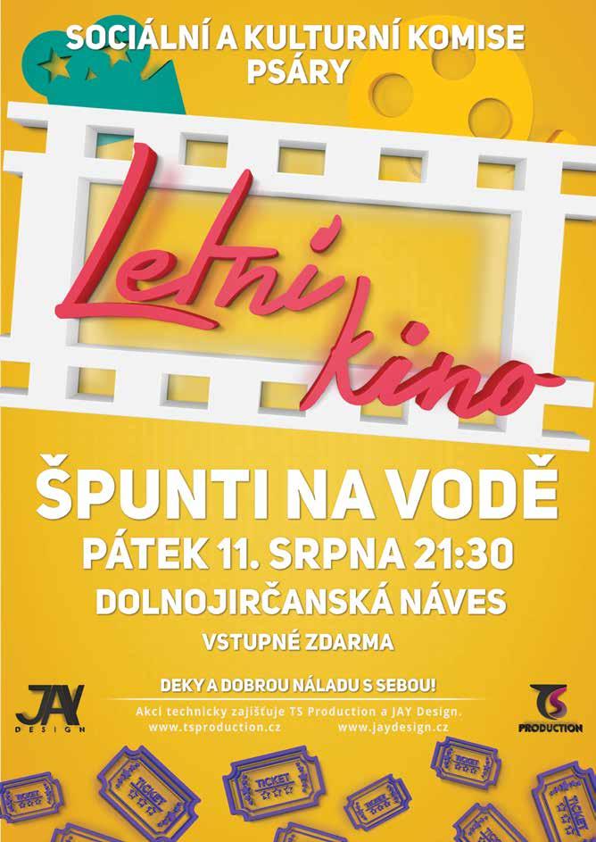Pohádkový les Obec Psáry Vás srdečně zve na letni kino Kdy: v sobotu 9. září 2017 od 13 do 18. 30 hod. (poslední start v 17.00 hod.