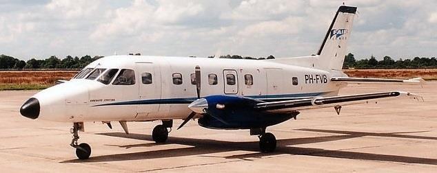 [17] První vyrobený stroj této nové společnosti nesl název Embraer EMB-110 Bandeirante (Obr. 1.11). Letoun měl být zprvu používán brazilskými vzdušnými silami.