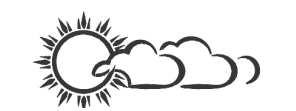 Symboly zobrazují zlepšení nebo zhoršení počasí, což ale nemusí za každých okolností znamenat Slunce nebo déšť, jak ukazují zobrazené symboly.