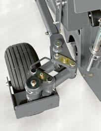 FEEDING SYSTEM (PFS) jsou balíky velmi stabilní při přepravě i skladování Varianty sběracího ústrojí pro seno, senáž nebo slámu Řízené sběrací ústrojí.