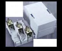 přístroje Adaptéry se dodávají v různých šířkách nebo jako PE/N adaptérové moduly Krátké adaptéry
