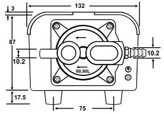 Vakuové připojení: 10 mm Rozměry: 133x175x105 mm Výrobky ALITA splňují