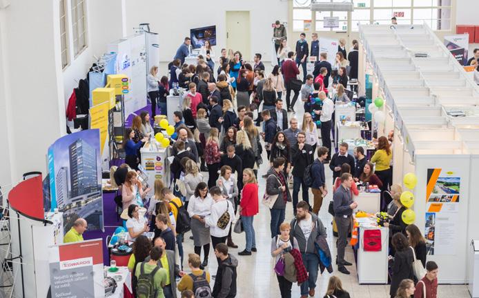 12. ročník Veletrh JobChallenge 2018 byl především o nových kontaktech a zážitcích 2 700+ návštěvníků 126 vystavovatelů Dvanáctý ročník byl opět rekordní a dal prostor studentům a čerstvým