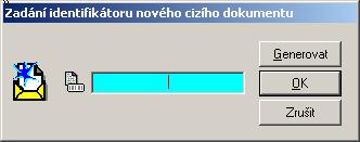 Kliknutím do poţadovaného pole lze zapsat, vybrat eventuálně vyhledat poţadovaný údaj. 6.1.