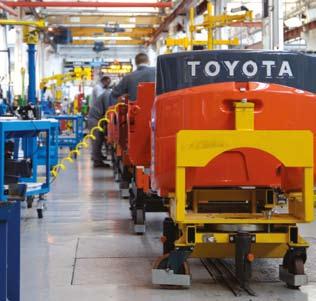 Maimální odolnost Konstrukce vozíků Toyota Traigo 24 je zárukou dlouhých let bezproblémové služby. Spolehlivým výkonem tak tyto vozíky šetří váš čas a peníze.