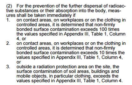 Německo Radiation Protection Ordinance - Document from the Handbook on Nuclear Safety and Radiation Protection (7/2016)