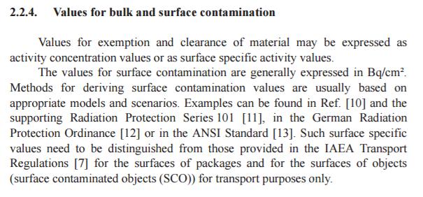 IAEA Monitoring for Compliance with Exemption and Clearance Levels, No.