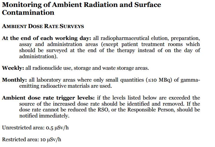 Austrálie Radiation protection in nuclear medicine, No. 14.