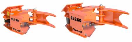 Certified Quality Woodcracker CL190 vhodný i pro připojení na manipulátor Technická data CL CL 190 Vyměnitelný nůž CL 260 Průmӗr řezu - měkké dřevo 250