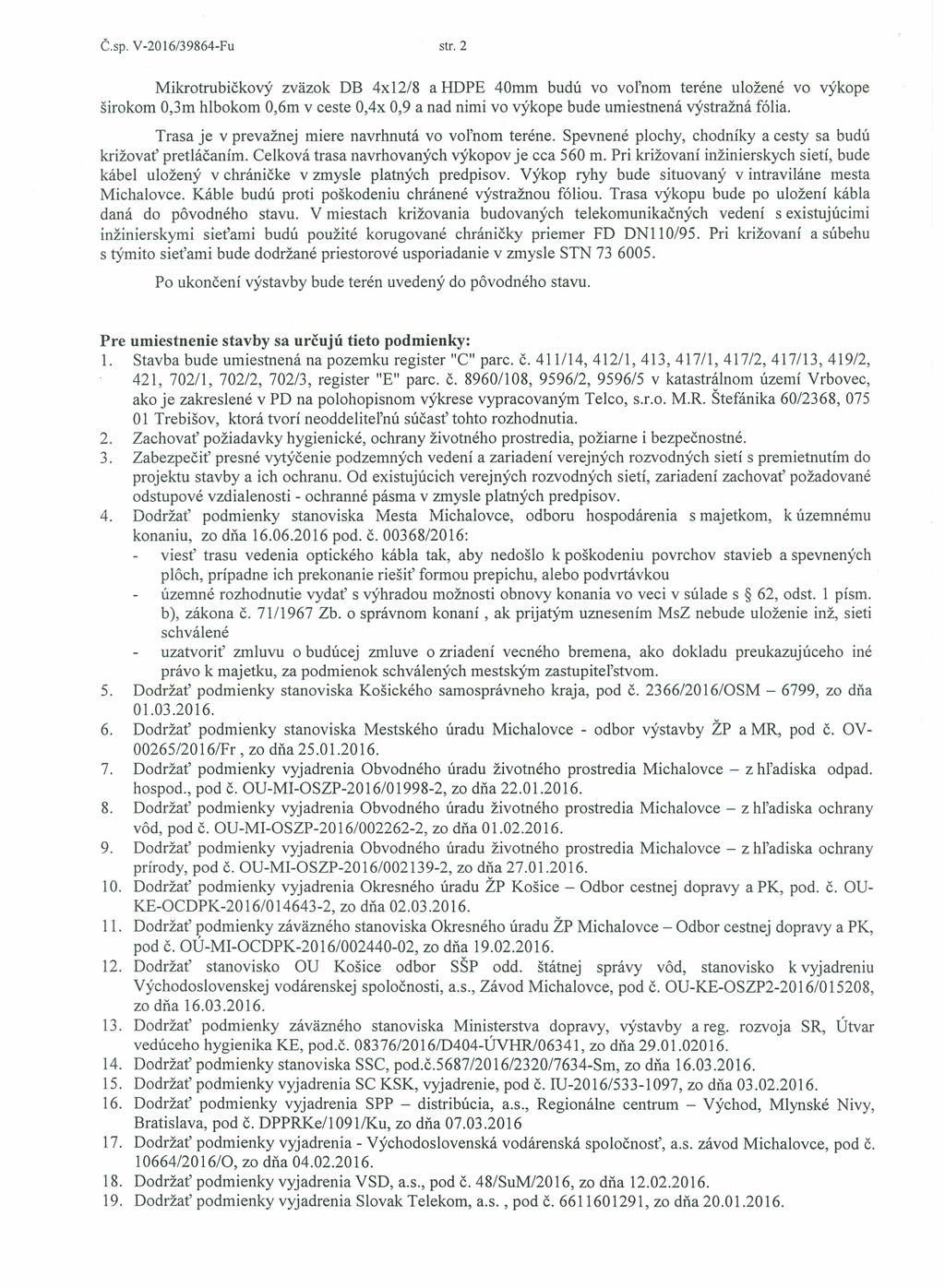 Č.sp. V -20 16/39864-Fu str.