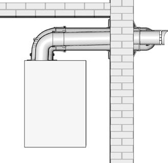 ZEM Návod k instalaci Měřící otvory Do spalinového hrdla spotřebiče nainstalujte připojovací adaptér (viz následující obrázek), který má uzavíratelný měřící otvor pro připojení analyzátoru.