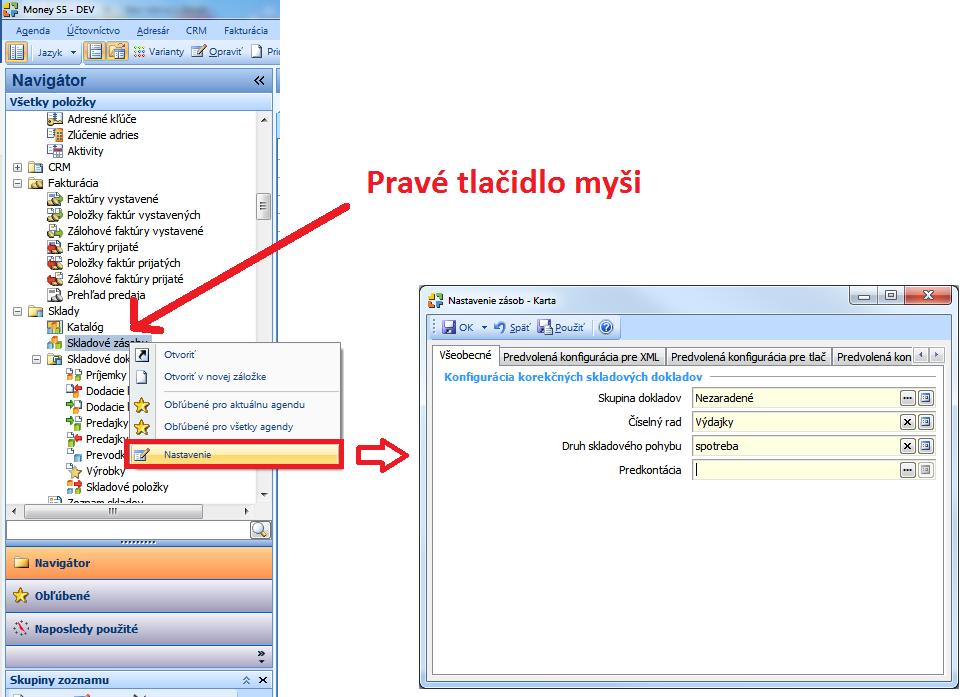 Po nastavení parametrov korekčných