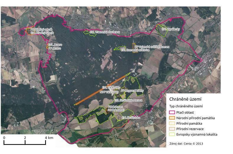 5.2 Orientační mapa ptačí