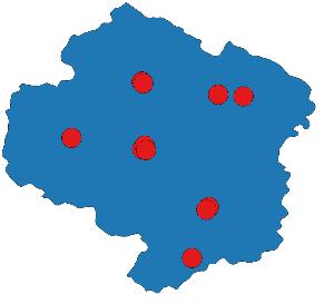 Počet obyvatel na jedno screeningové centrum v krajích Muži a ženy ve věku od 50 let V ČR celkem 4 027 142 obyvatel v dané cílové populaci, 196* kolonoskopických screeningových center Počet obyvatel