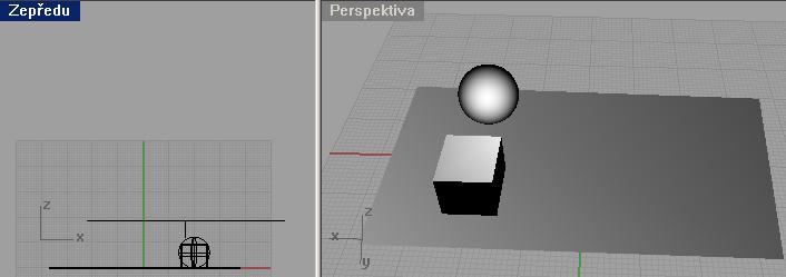 Chceme-li celou horní polovinu scény intenzivně nasvítit, použijeme