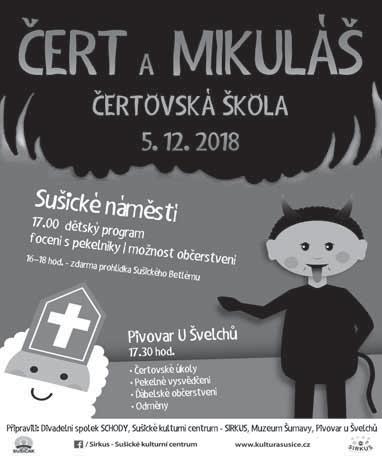 KD Sokolovna PETRA JANŮ se skupinou AMSTERDAM Vánoční koncert poslední volné vstupenky v předprodeji 5. prosince od 17 hod. náměstí Sušice 12. prosince od 19.30 hod.