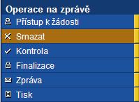 V případě, že načtení dat nebude úspěšné, postupujte podle zobrazených pokynů. Po importu dat, je formulář připraven k vyplnění.