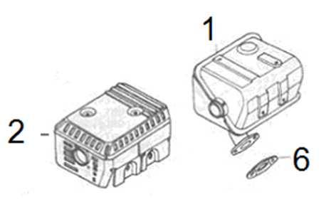 1 H3230-901 Kryt vzduchového filtru Air filter cover 2 H3230-902 Křídlová matice filtru Air filter wing nut 3 H3230-903 Vzduchový filtr Air filter element 4 H3230-904 Příruba vzduchového filtru Air