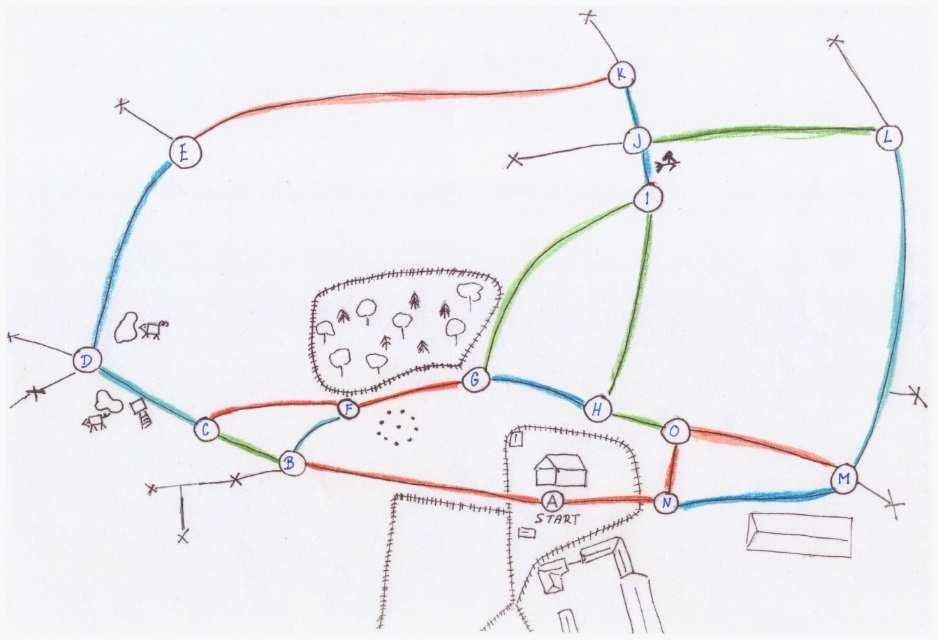 Já tady mám tři různé mapy a každá je v něčem trochu jiná (turistický mapa, cykloturistická mapa, panoramatická mapa). Děti si mapy prohlédnou, zjistí, v čem se liší a co na nich mohou najít.