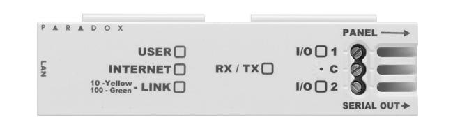 manuál IP 150 Popis Modul IP150 slouží pro spojení s ústřednou pomocí internetu. Modul IP 150 lze použít pro několik funkcí: Ovládání ústředny Součástí modulu je WEB server.