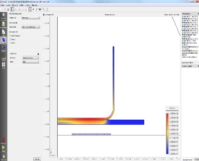 elektrotechnické Západočeské univerzity v Plzni a je volně ke stažení na stránkách www.agros2d.org [19][20][21]. Obr. 3.2 Postprocesor programu Agros2D 3.