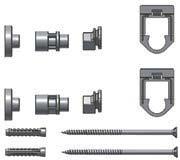 Příslušenství deskových otopných těles, upevnění na stěnu Označení Obrázek Popis Upevnění pro montované domy pro desková otopná tělesa Typu 11-33 Sadu 2 ks tvoří: 2 upevnění pro montované domy, 2