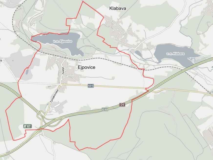Obrázek 5 - Dopravní mapa F.4.2 Doprava v klidu (k bodům D08 D09 Návrhu ÚP) I.