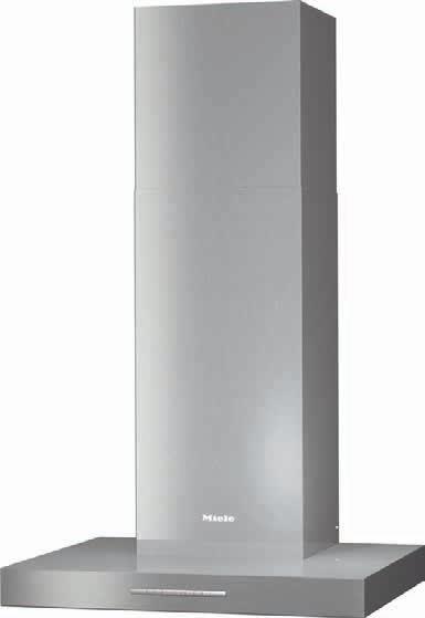 pro zapínání / vypínání a osvětlení varné plochy Energetická účinnost C 3 stupně výkonu, intenzivní stupeň LED osvětlení Výkon: odtah Ø 150 mm (dle EN 61591): intenzivní 430 m³/h, 58 db(a) re 1 pw,