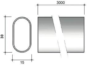 Policová podpěra 3/5 Ko0153 průměr vnitřní 3 mm