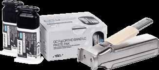 GC pro ortodoncii GC Fuji Ortho LC Intro Pack P/L Světlem tuhnoucí skloionomerní fixační cement pro ortodoncii na fixaci ortodontických zámků a kroužků.