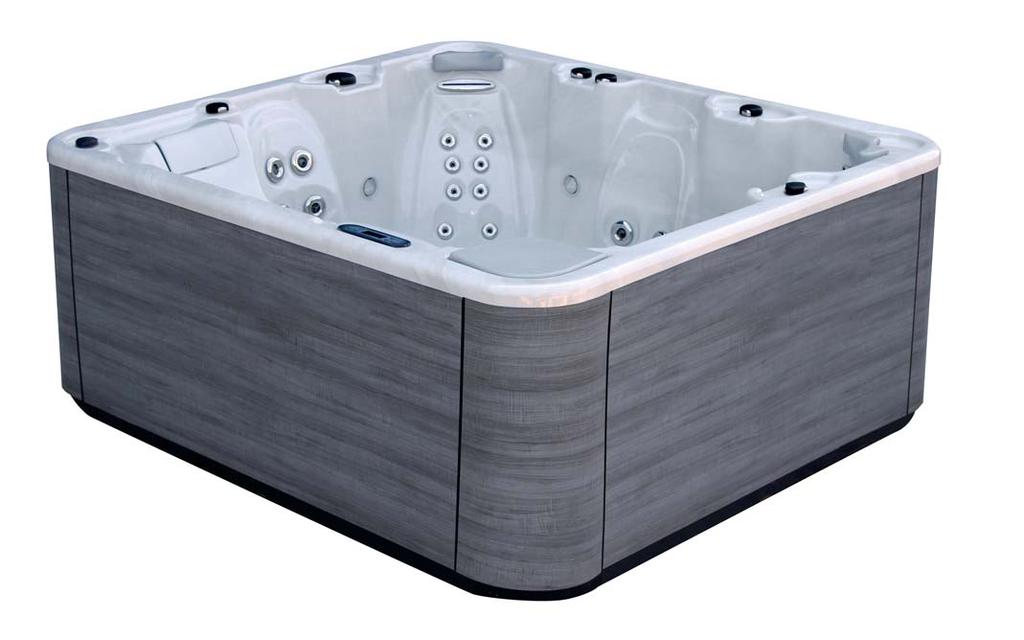 Rodinné vířivé bazény přenosné - řada ESSENTIAL Select Select - 62398 NABÍDKA BAREV AKRYLÁTU viz stránka 489 Technické údaje Rozměry 216 x 198 x 90 cm (± 2cm) Počet osob (Sedící / Ležící) 6 (5 / 1)