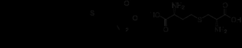 Obr. 4.7 Extrahované MRM chromatogramy Hcy, Met a Cysta a jejich interních značených standardů (vzorek DBS thcy 80 µmol/, Met 120 µmol/, a Cysta 10 µmol/).