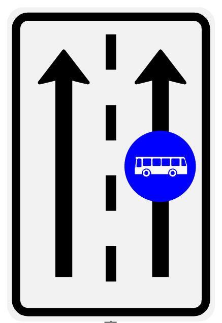 Problematika svislého dopravního značení není ve Vyhlášce ani TP řešena: nežádoucí nejednotnost vyznačování tohoto dopravního režimu přikázaný jízdní pruh (symbol