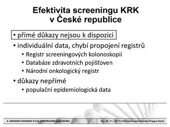 KOLOREKTÁLNÍM KARCINOMU /